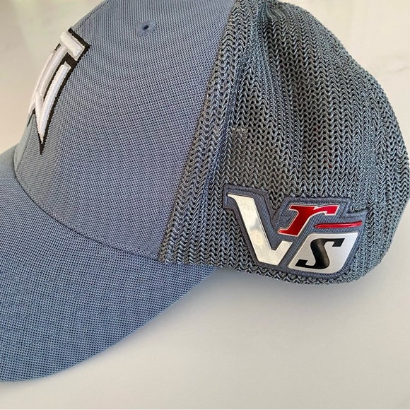 Tiger Woods Collection Blue Gray Golf Baseball Hat - Picture 2 of 7